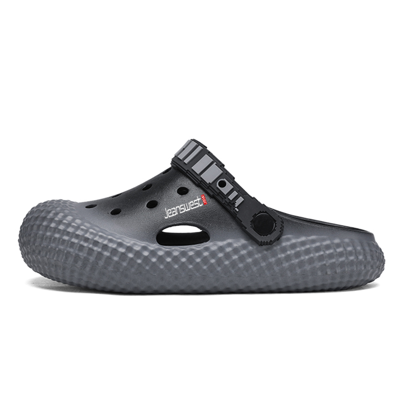 JEANSWEST Клоги унисекс черно-серые, цвет Black Gray
JEANSWEST Клоги унисекс черно-серые, цвет Black Gray