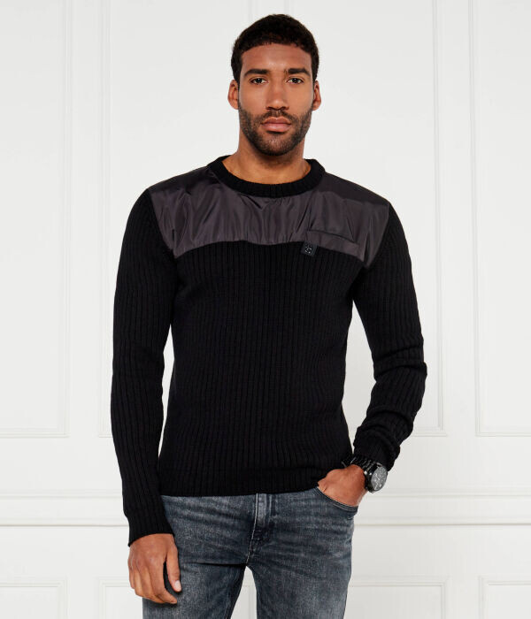 Джемпер мужской Hugo комбинированный, черный
Джемпер мужской Hugo комбинированный, черный