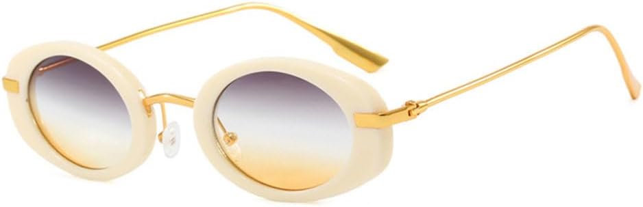 Ретро маленькие овальные женские солнцезащитные очки класса люкс, модные панк-очки для мужчин, трендовые градиентные солнцезащитные очки UV400 TYUVIVO, Beige Gray Yellow
Ретро маленькие овальные женские солнцезащитные очки класса люкс, модные панк-очки для мужчин, трендовые градиентные солнцезащитные очки UV400 TYUVIVO, Beige Gray Yellow