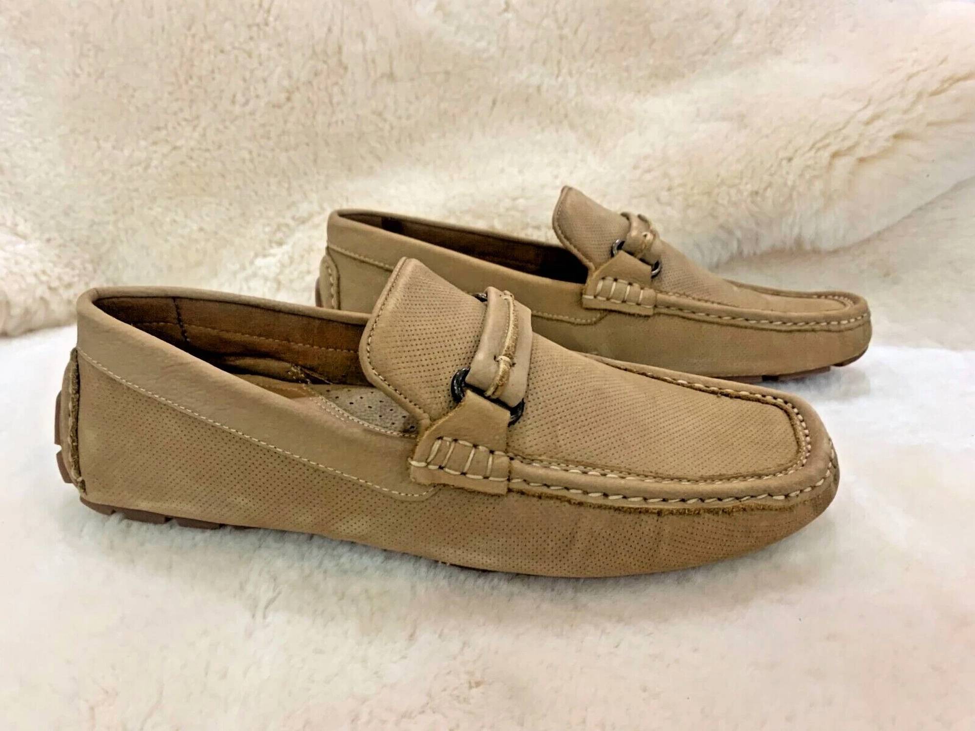 Men's Donnie Leather Driver In Ecru Donald Pliner, Ecru
Men's Donnie Leather Driver In Ecru Donald Pliner, Ecru