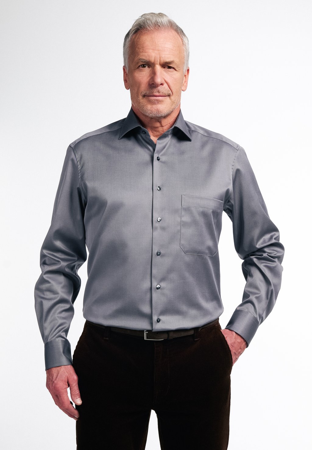 Официальная рубашка COMFORT FIT Eterna, серый
Официальная рубашка COMFORT FIT Eterna, серый