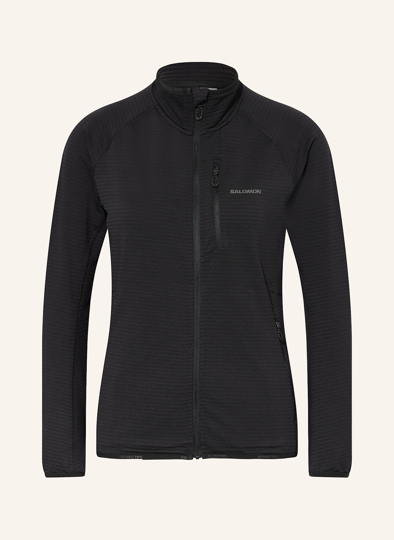 Куртка среднего слоя, легкая, теплая Salomon, черный
Куртка среднего слоя, легкая, теплая Salomon, черный