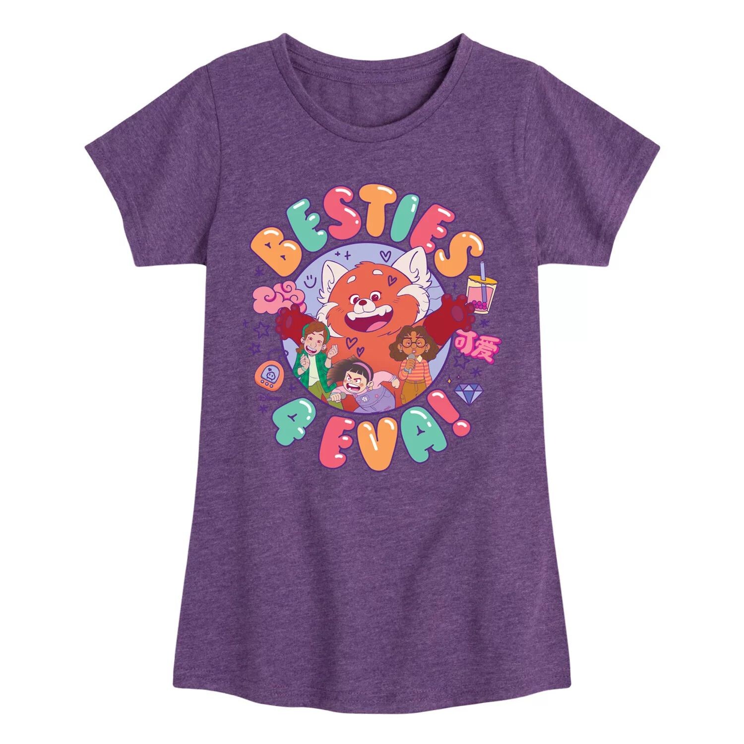 Футболка с рисунком Евы для девочек 7–16 лет Disney/Pixar's Turning Red Besties 4 Licensed Character, фиолетовый
Футболка с рисунком Евы для девочек 7–16 лет Disney/Pixar's Turning Red Besties 4 Licensed Character, фиолетовый