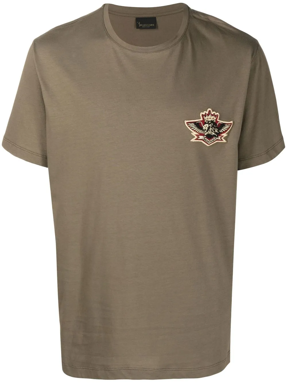 Футболка с нашивкой-логотипом Billionaire, зеленый
Футболка с нашивкой-логотипом Billionaire, зеленый