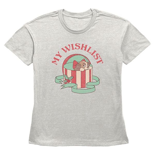 Женская футболка с принтом "My Wishlist" Disney
Женская футболка с принтом "My Wishlist" Disney