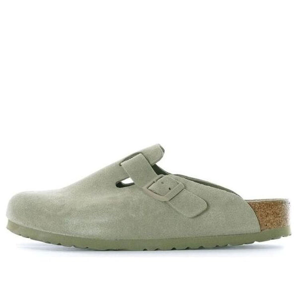 Тапочки boston soft footbed suede leather sandals 'faded khaki' Birkenstock, зеленый
Тапочки boston soft footbed suede leather sandals 'faded khaki' Birkenstock, зеленый