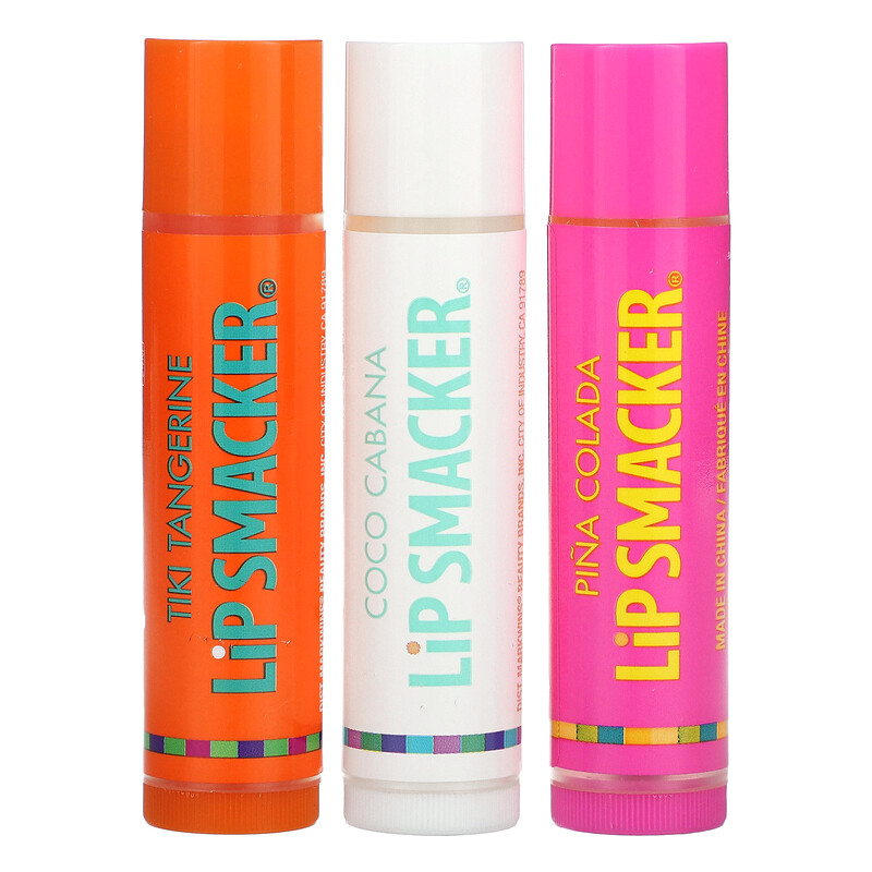 Lip Smacker, бальзам для губ, тропические ароматы, 3 шт. в упаковке, 12 г (0,42 унции)
Lip Smacker, бальзам для губ, тропические ароматы, 3 шт. в упаковке, 12 г (0,42 унции)