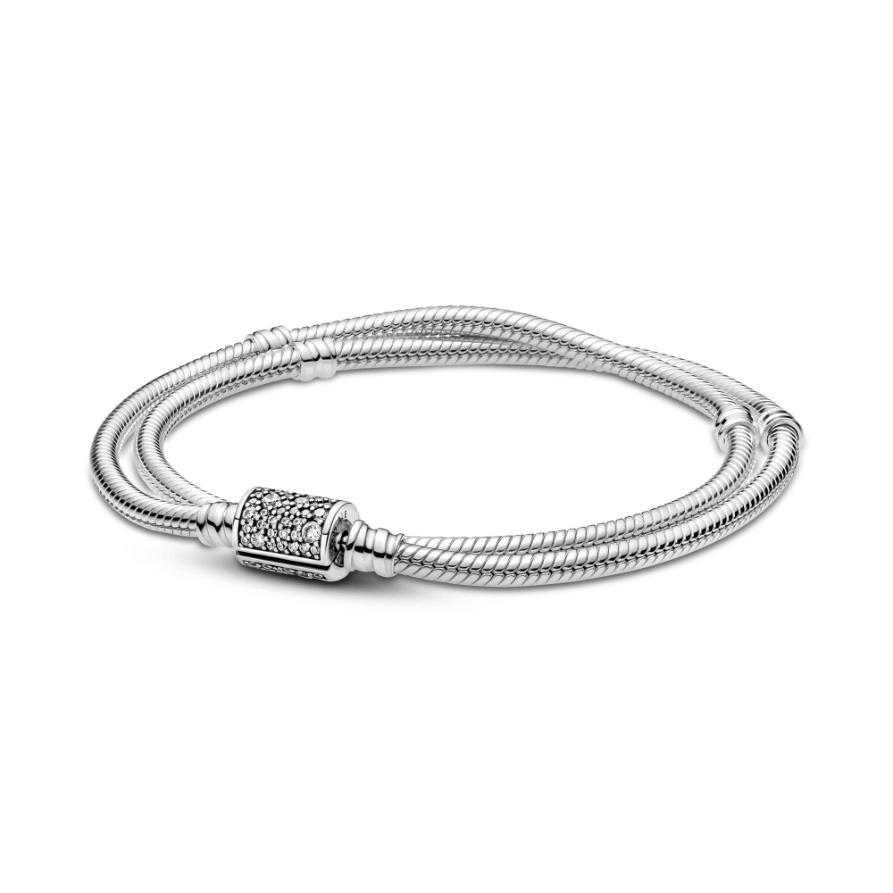 Браслет/ожерелье Pandora Moments Double Wrap Barrel Clasp Snake Chain, стерлинговое серебро
Браслет/ожерелье Pandora Moments Double Wrap Barrel Clasp Snake Chain, стерлинговое серебро