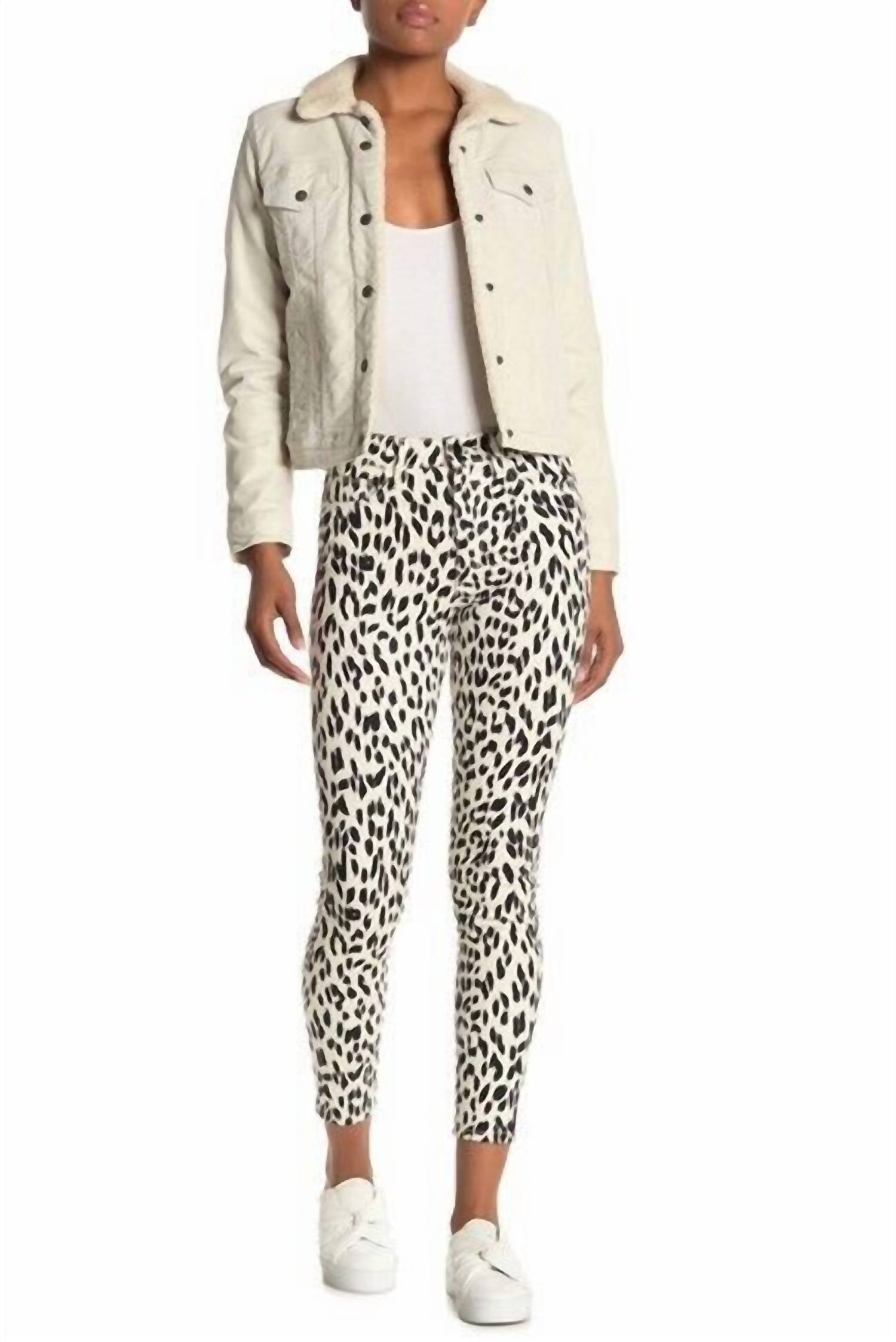 Джинсы Charlie High Rise Skinny с леопардовым принтом и покрытием белого и черного цвета JOE'S Jeans
Джинсы Charlie High Rise Skinny с леопардовым принтом и покрытием белого и черного цвета JOE'S Jeans