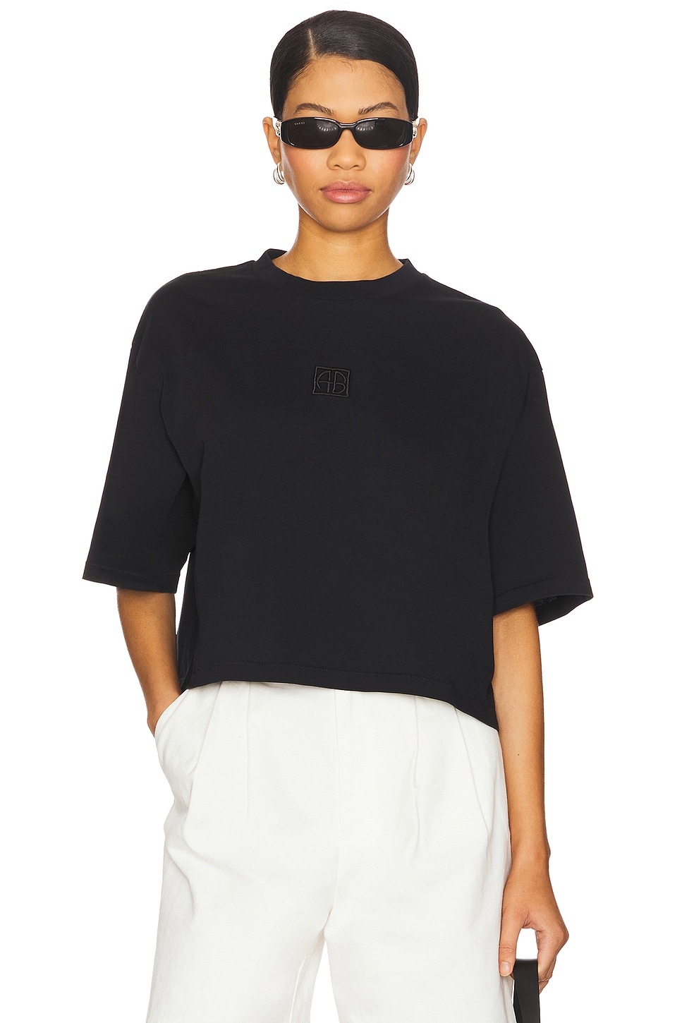 Короткая футболка Myers Anine Bing, black
Короткая футболка Myers Anine Bing, black