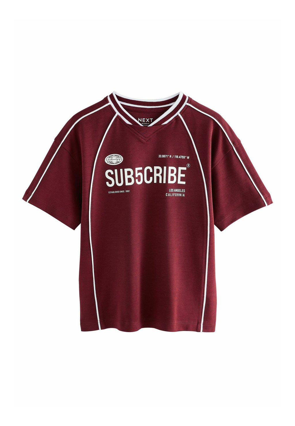 Футболка с принтом SUBCRIBE SHORT SLEEVE Next, красный
Футболка с принтом SUBCRIBE SHORT SLEEVE Next, красный