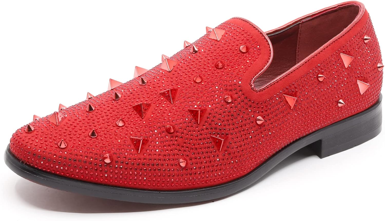 Мужские винтажные туфли-лоферы с шипами и стразами, дизайнерские классические вечерние смокинги, модель SM-24 Metrocharm, красный
Мужские винтажные туфли-лоферы с шипами и стразами, дизайнерские классические вечерние смокинги, модель SM-24 Metrocharm, красный