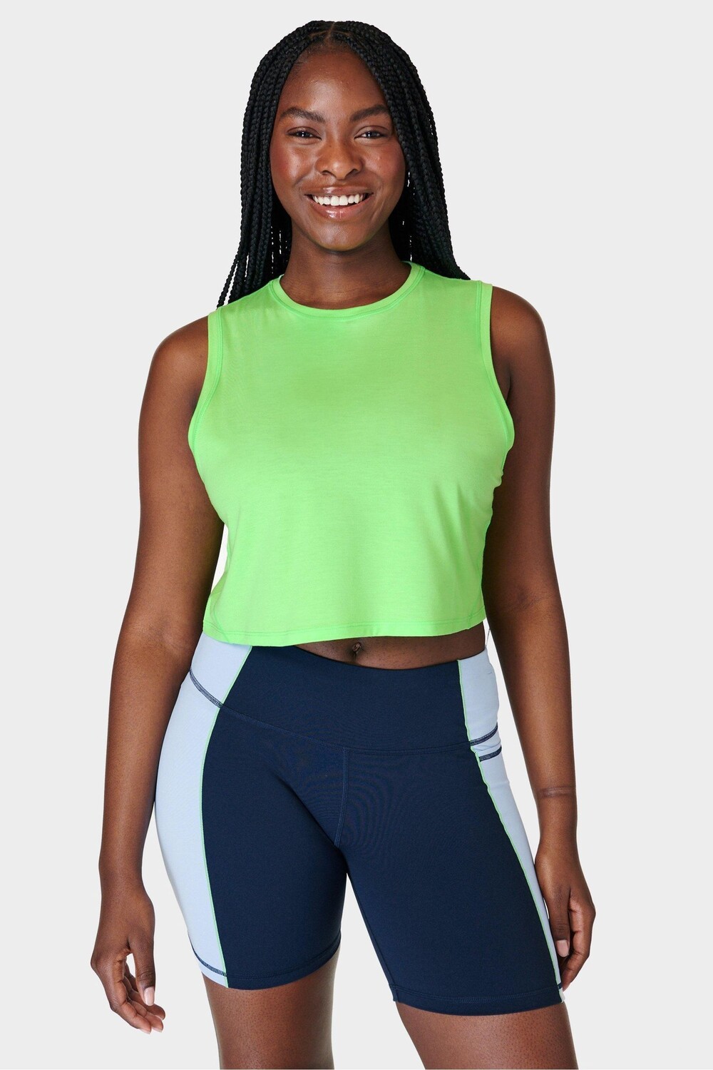 Дышите легко обрезайте мышечный бак Sweaty Betty, зеленый
Дышите легко обрезайте мышечный бак Sweaty Betty, зеленый