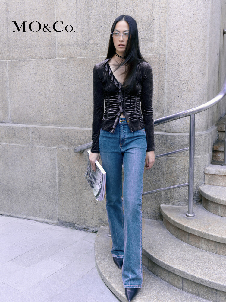 Топ плиссированный Moco с завышенной талией, шоколадный
Топ плиссированный Moco с завышенной талией, шоколадный