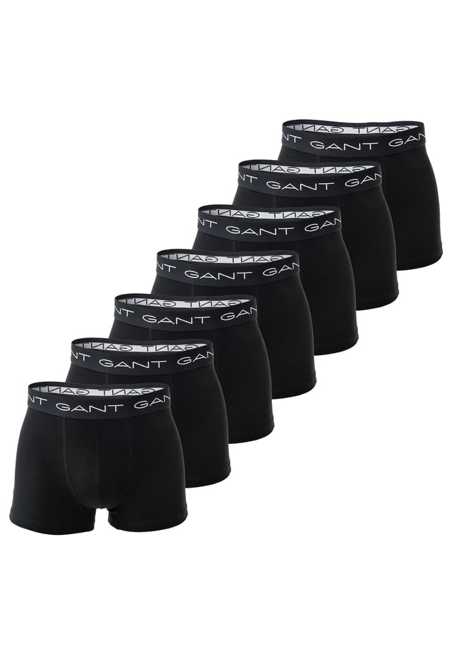 Боксеры-Шорты 7 шт. в упаковке - трусы-боксеры 7 шт. в упаковке хлопок стрейч однотонные Gant, черный
Боксеры-Шорты 7 шт. в упаковке - трусы-боксеры 7 шт. в упаковке хлопок стрейч однотонные Gant, черный