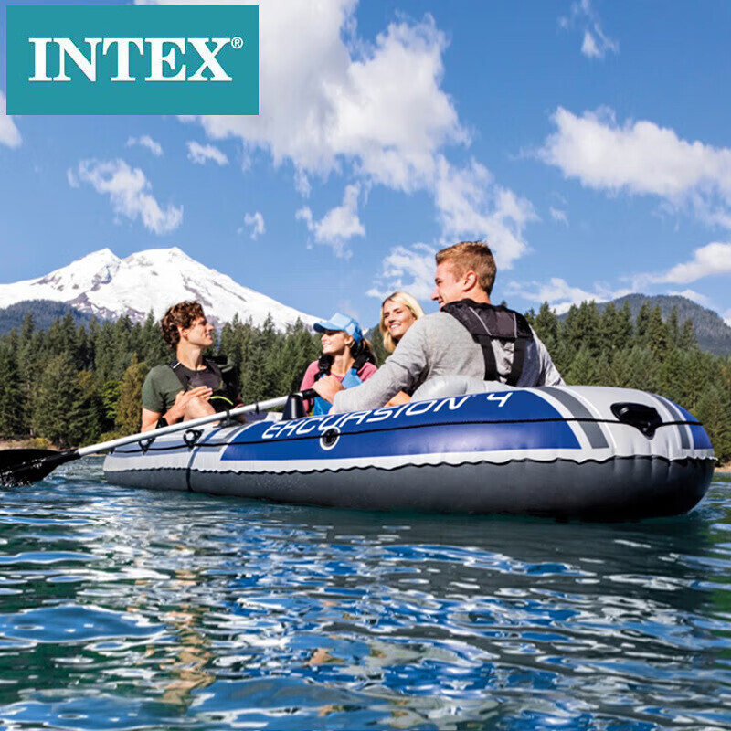 Надувная лодка на 4 человека INTEX 68324, серый
Надувная лодка на 4 человека INTEX 68324, серый