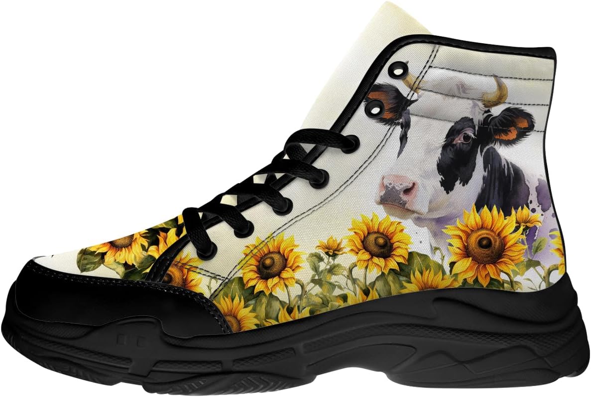 Высокие кеды Quorax Yellow Sunflower для женщин и мужчин, с шнуровкой, из хлопка, подарок для нее и для него, желтый
Высокие кеды Quorax Yellow Sunflower для женщин и мужчин, с шнуровкой, из хлопка, подарок для нее и для него, желтый