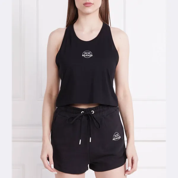 Топ стандартного кроя Pinko, черный
Топ стандартного кроя Pinko, черный