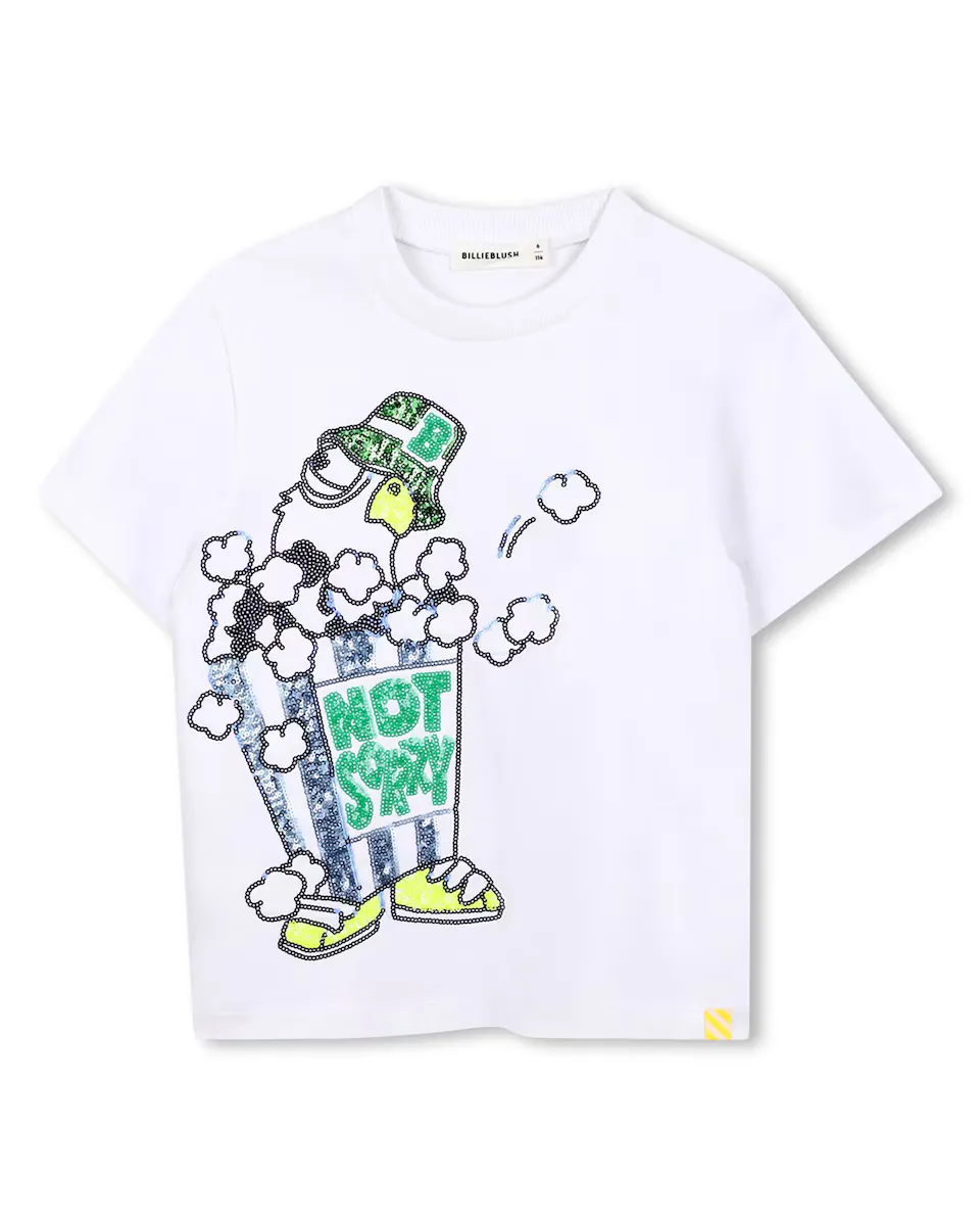 Детская футболка белого цвета из хлопка Billieblush, белый
Детская футболка белого цвета из хлопка Billieblush, белый
