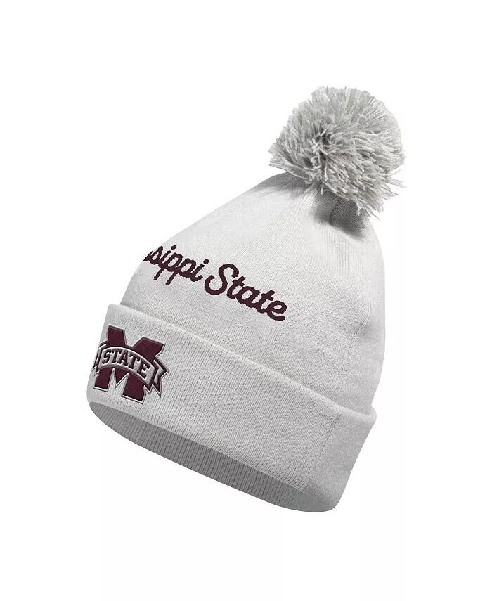Мужская серая вязаная шапка с манжетами и помпоном Mississippi State Bulldogs Adidas, серый
Мужская серая вязаная шапка с манжетами и помпоном Mississippi State Bulldogs Adidas, серый