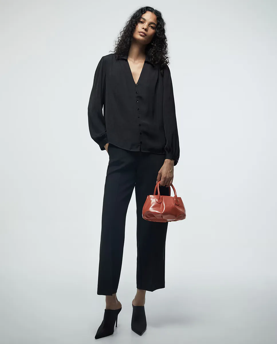 Блуза с пуговицами Sfera, черный
Блуза с пуговицами Sfera, черный