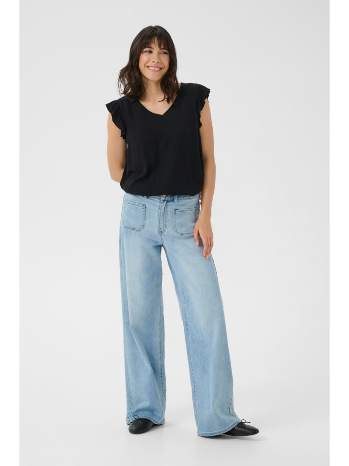 Блузка с короткими рукавами KAciara, классический крой, цвет: черный, глубокий Kaffe
Блузка с короткими рукавами KAciara, классический крой, цвет: черный, глубокий Kaffe