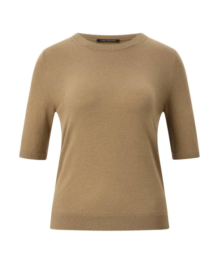 Легкий вязаный свитер Luisa Cerano, коричневый
Легкий вязаный свитер Luisa Cerano, коричневый