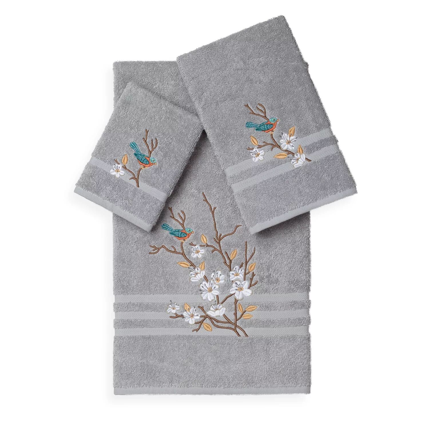 Linum Home Textiles Spring Time Набор украшенных банных полотенец из 3 предметов, светло-серый
Linum Home Textiles Spring Time Набор украшенных банных полотенец из 3 предметов, светло-серый