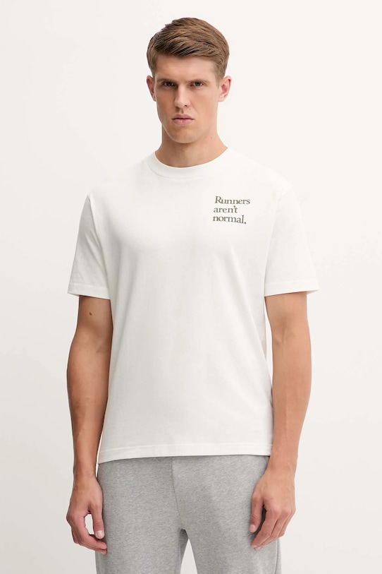 Хлопковая футболка New Balance, бежевый
Хлопковая футболка New Balance, бежевый