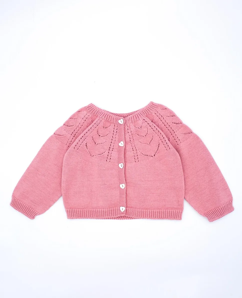 Детская хлопковая куртка с ажурными деталями Fina Ejerique, розовый
Детская хлопковая куртка с ажурными деталями Fina Ejerique, розовый