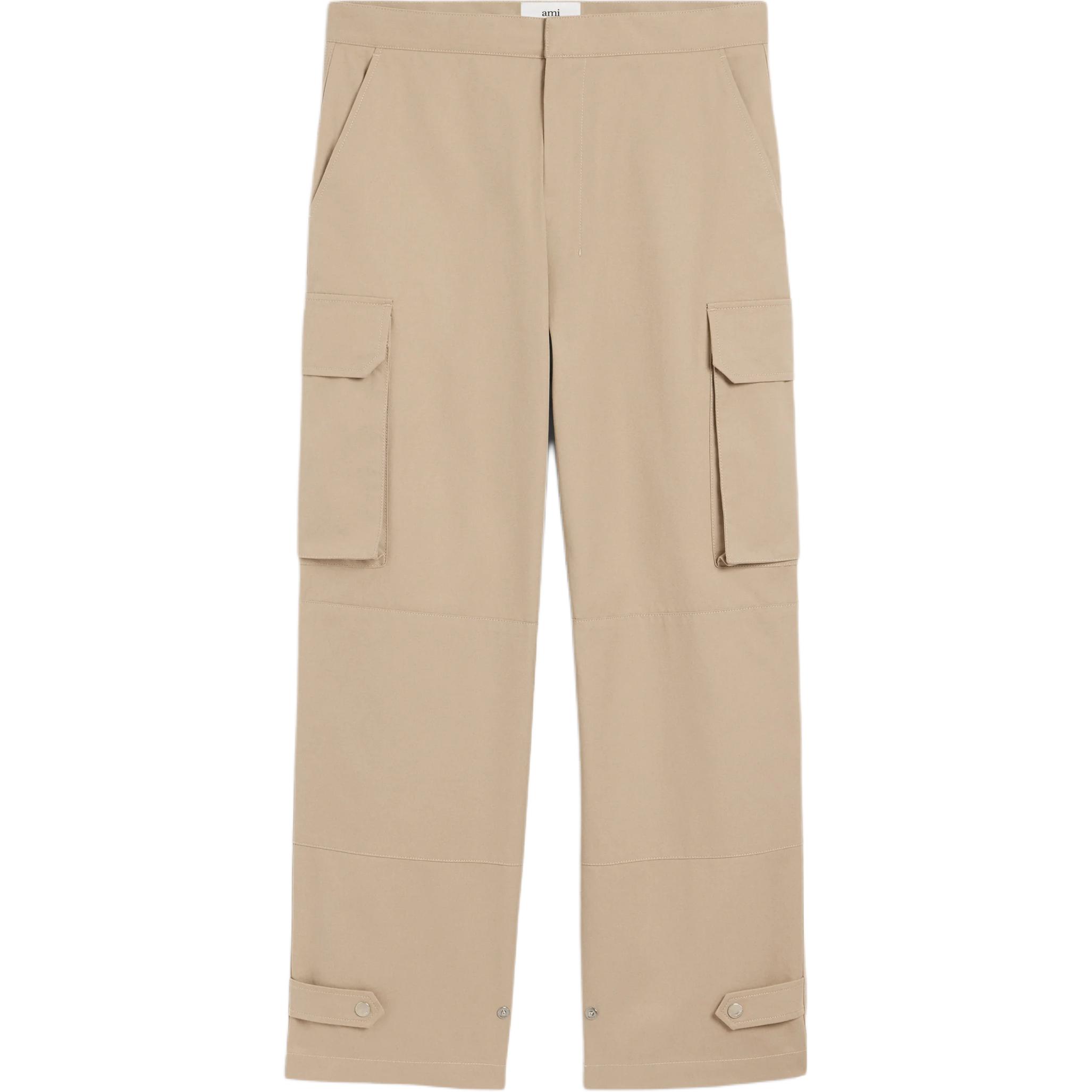 Хлопковые габардиновые карго-брюки Ami Paris AMIPARIS, белый
Хлопковые габардиновые карго-брюки Ami Paris AMIPARIS, белый
