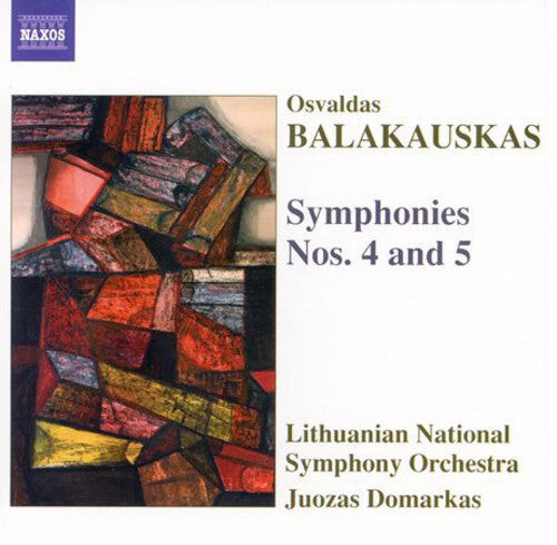 CD диск Balakauskas / Damarkas: Balakauskas, O. : Sym 4/5 
CD диск Balakauskas / Damarkas: Balakauskas, O. : Sym 4/5