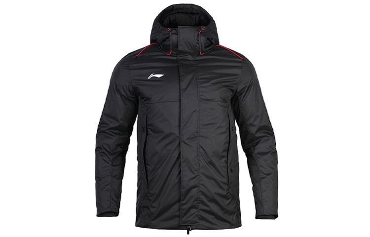 Пуховик мужской черный Lining, черный 
Пуховик мужской черный Lining, черный