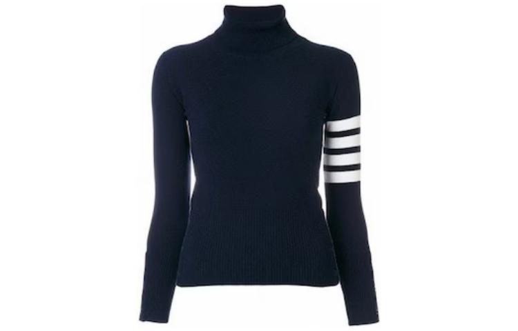 Полосатый водолазка свитер THOM BROWNE, синий
Полосатый водолазка свитер THOM BROWNE, синий