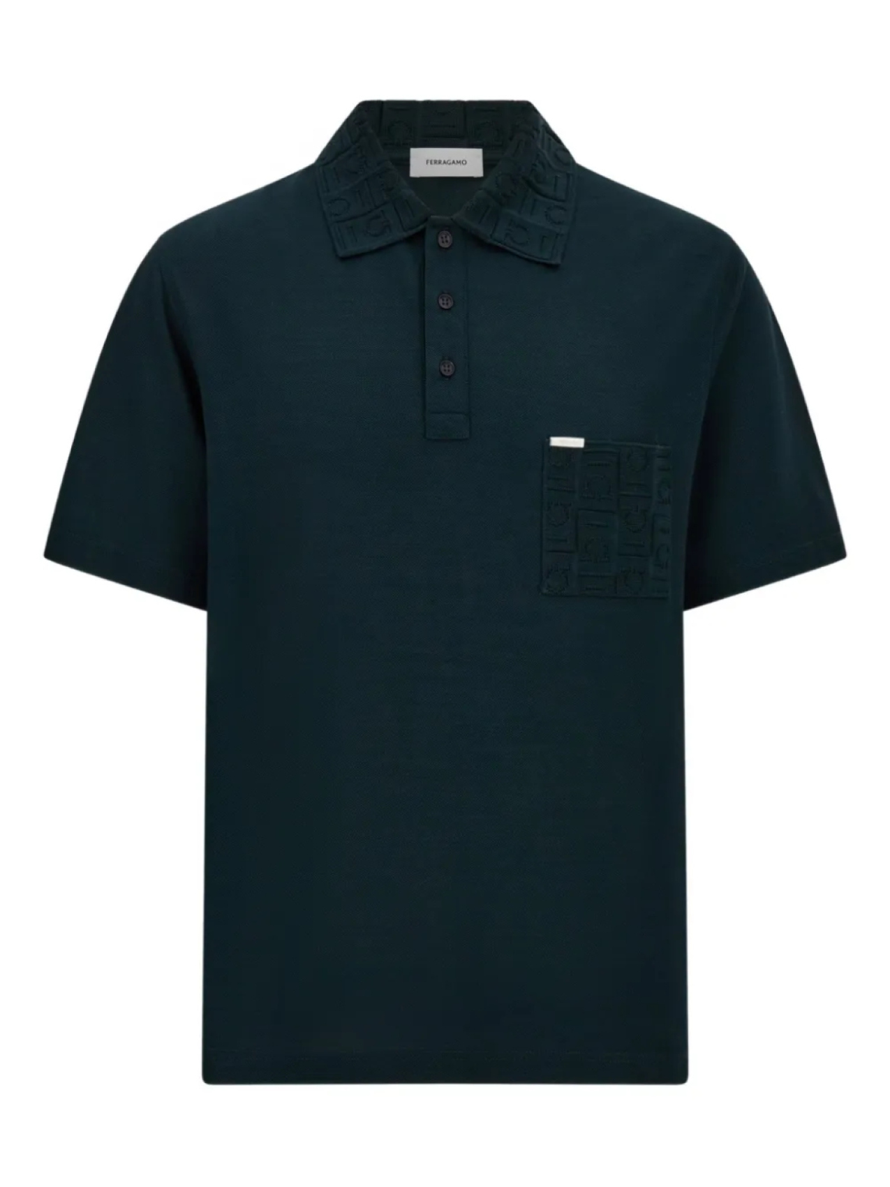 Ferragamo рубашка поло с V-образным вырезом, зеленый
Ferragamo рубашка поло с V-образным вырезом, зеленый