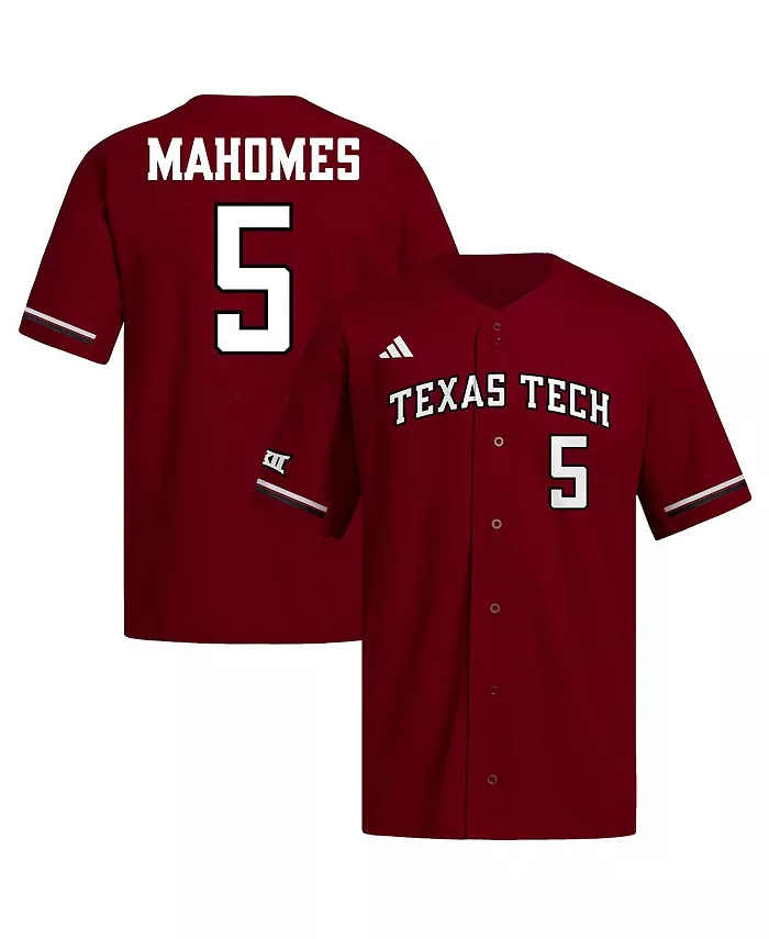 Мужская бейсбольная реплика-джерси Patrick Mahomes Texas Tech Red Raiders красная adidas
Мужская бейсбольная реплика-джерси Patrick Mahomes Texas Tech Red Raiders красная adidas