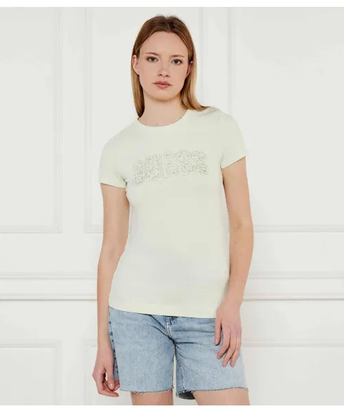 Футболка Slim fit Guess Jeans, зеленый
Футболка Slim fit Guess Jeans, зеленый