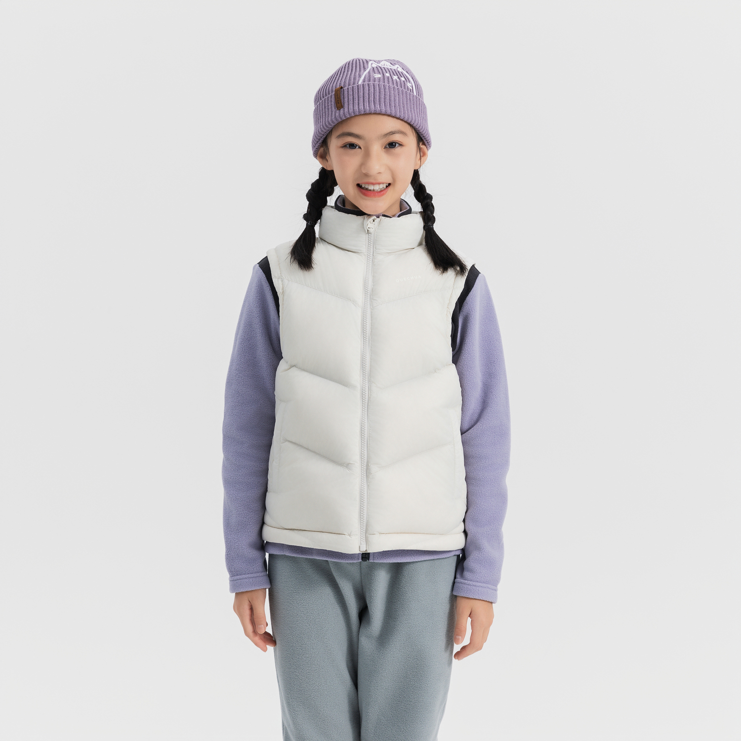 Детская утеплённая пуховая жилетка для горных походов Quechua бежевая
Детская утеплённая пуховая жилетка для горных походов Quechua бежевая