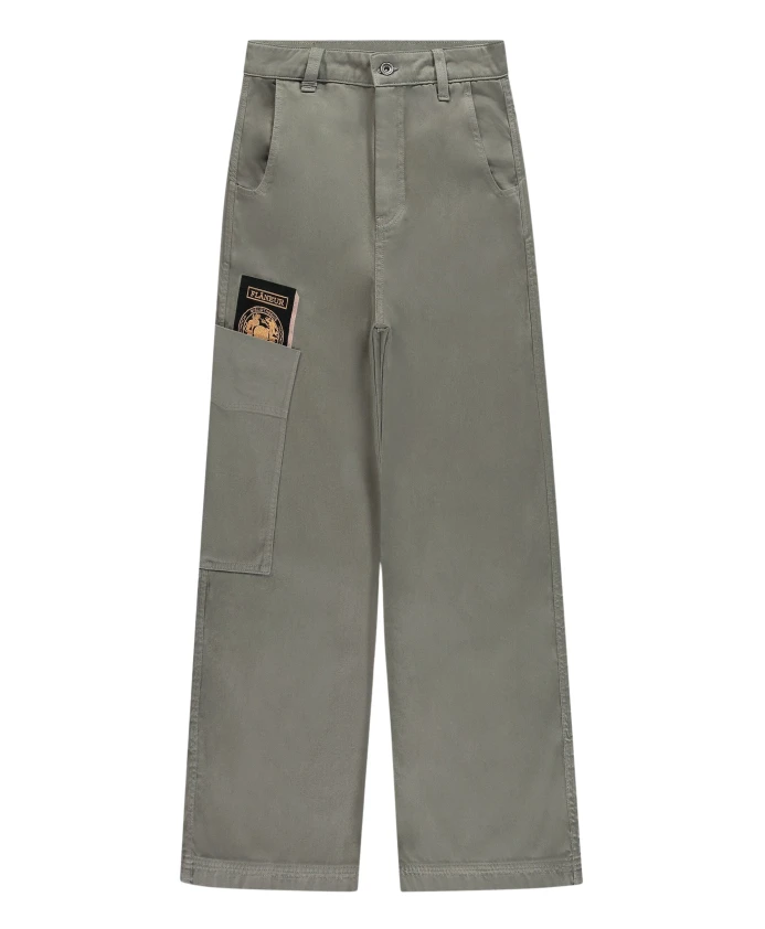 Вышитые книжные брюки-карго FlãNeur, зеленый
Вышитые книжные брюки-карго FlãNeur, зеленый