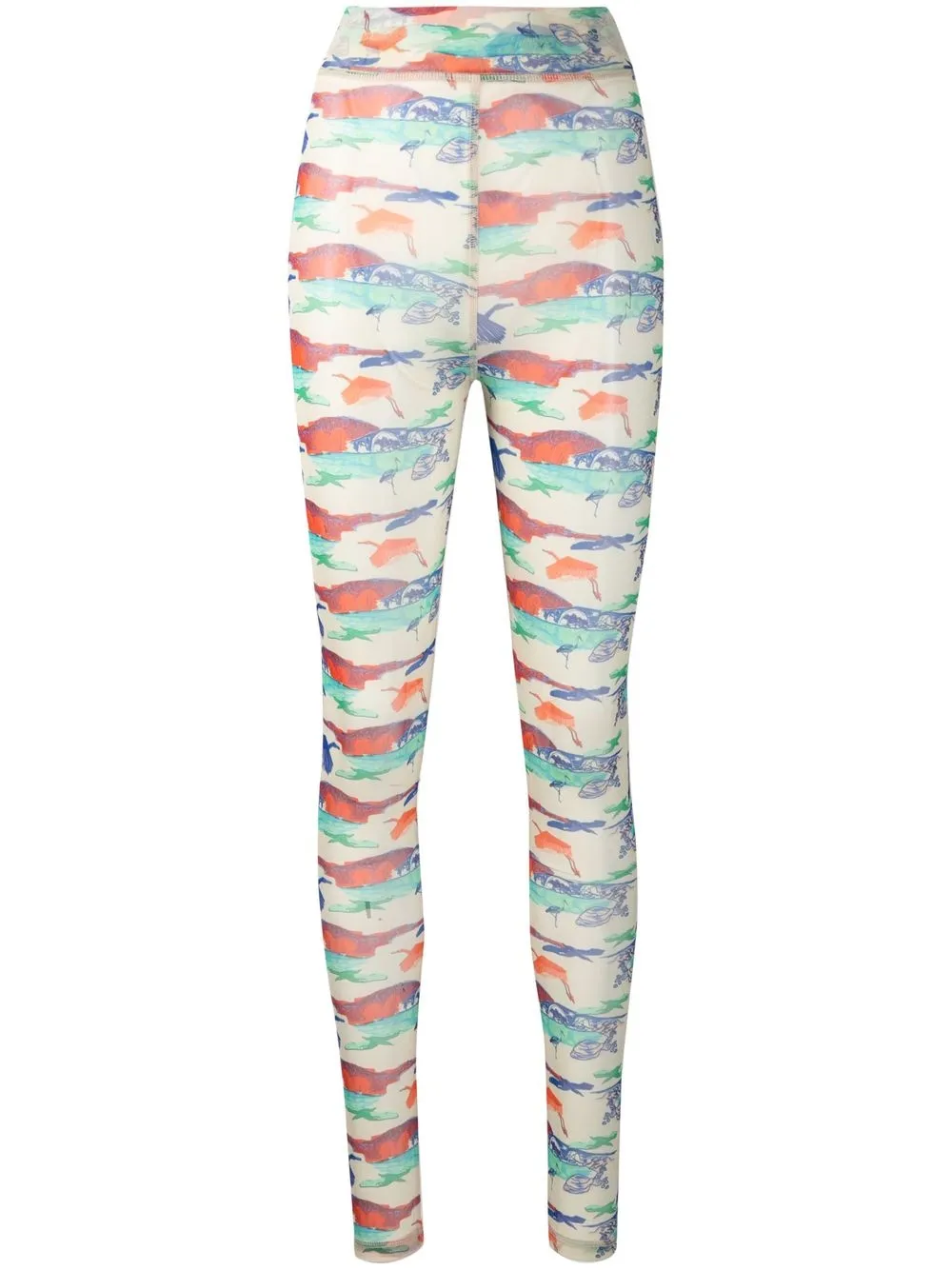 Сетчатые леггинсы с принтом Henrik Vibskov, нейтральный
Сетчатые леггинсы с принтом Henrik Vibskov, нейтральный