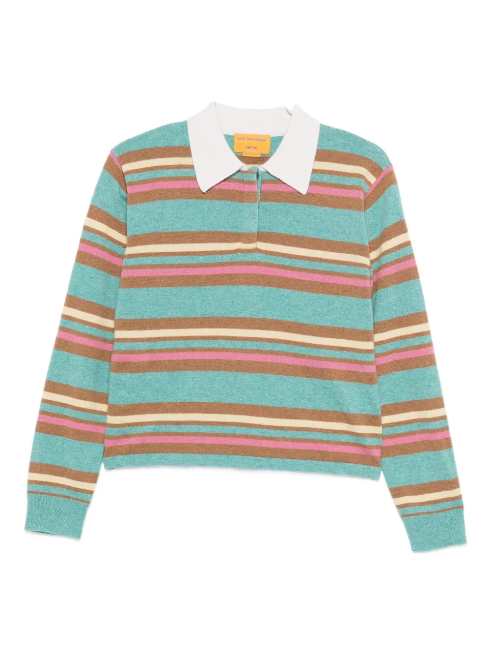 Поло-свитер в полоску Guest In Residence, синий
Поло-свитер в полоску Guest In Residence, синий