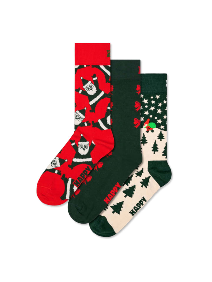 Happy Socks Набор из 3 носков "Санта-Клаус" в красном цвете
Happy Socks Набор из 3 носков "Санта-Клаус" в красном цвете