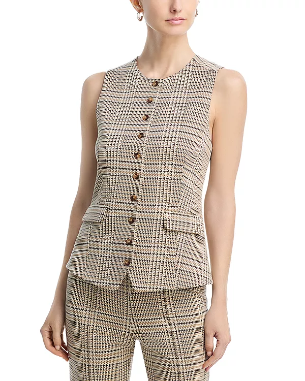 Длинный жилет Ирина в клетку понте Rag & Bone, бежевый
Длинный жилет Ирина в клетку понте Rag & Bone, бежевый