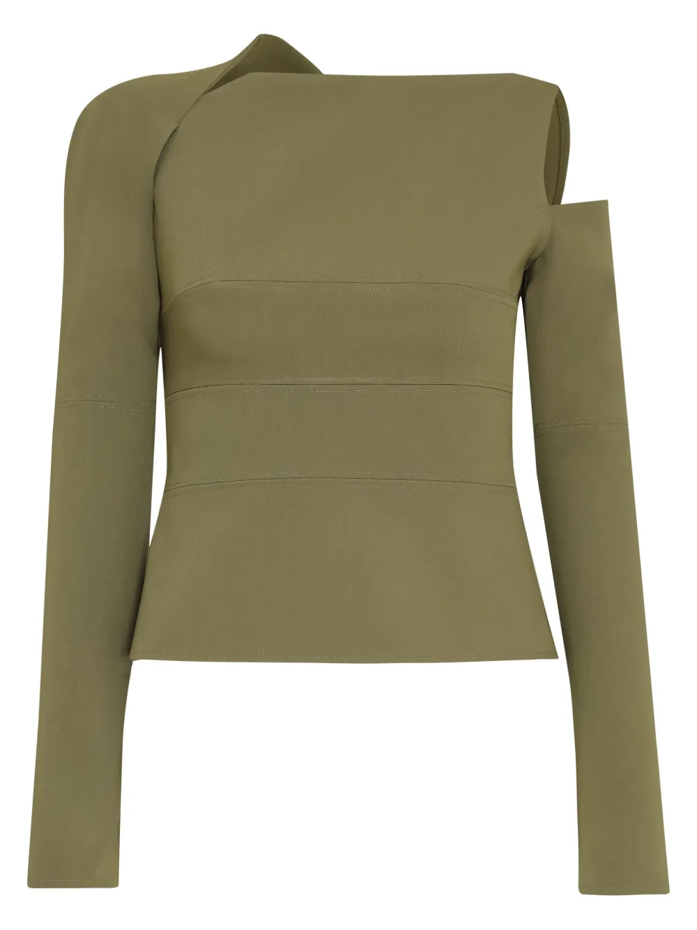 Топ асимметричного кроя Gloria Coelho, зеленый
Топ асимметричного кроя Gloria Coelho, зеленый