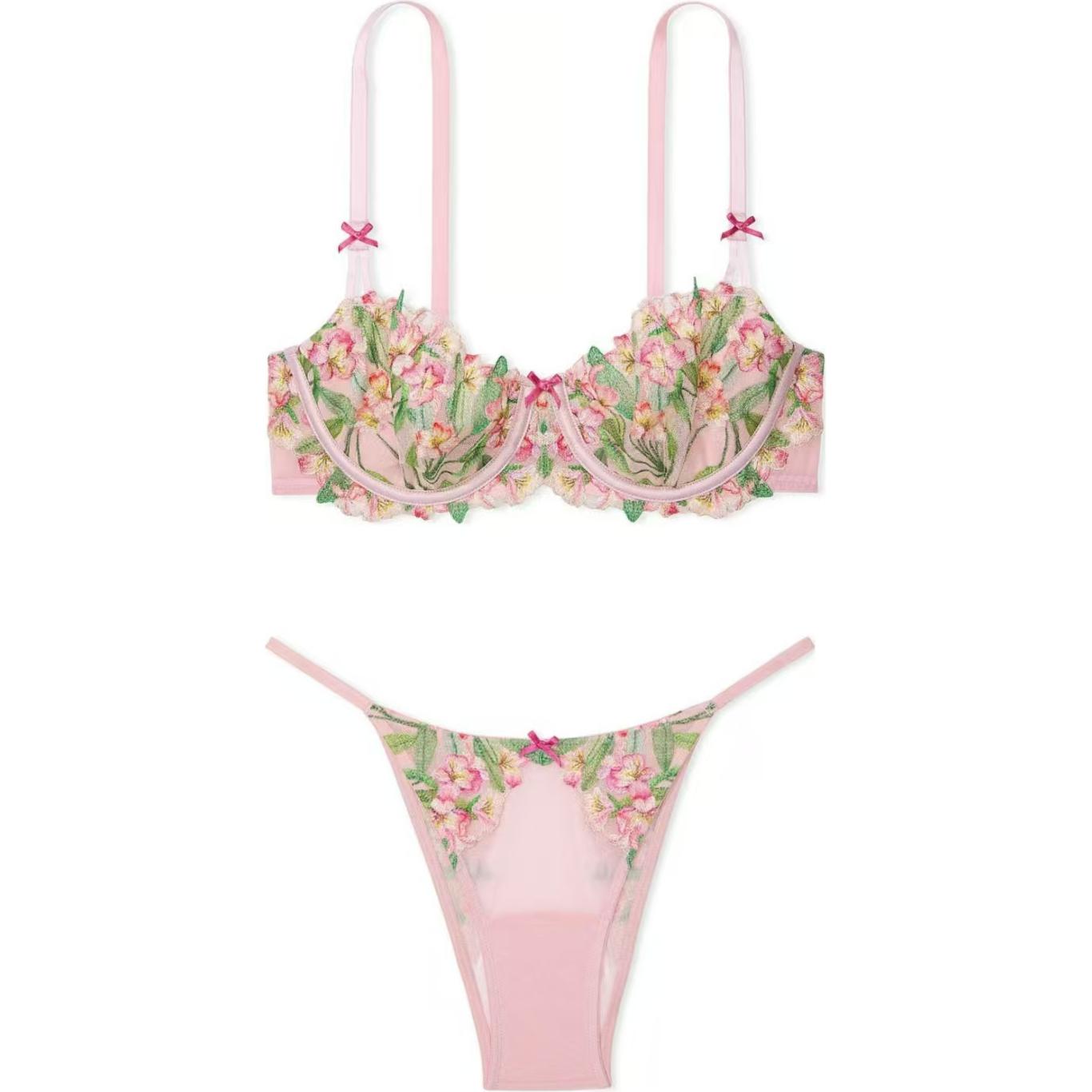 Victoria's Secret Женский комплект нижнего белья розовый
Victoria's Secret Женский комплект нижнего белья розовый