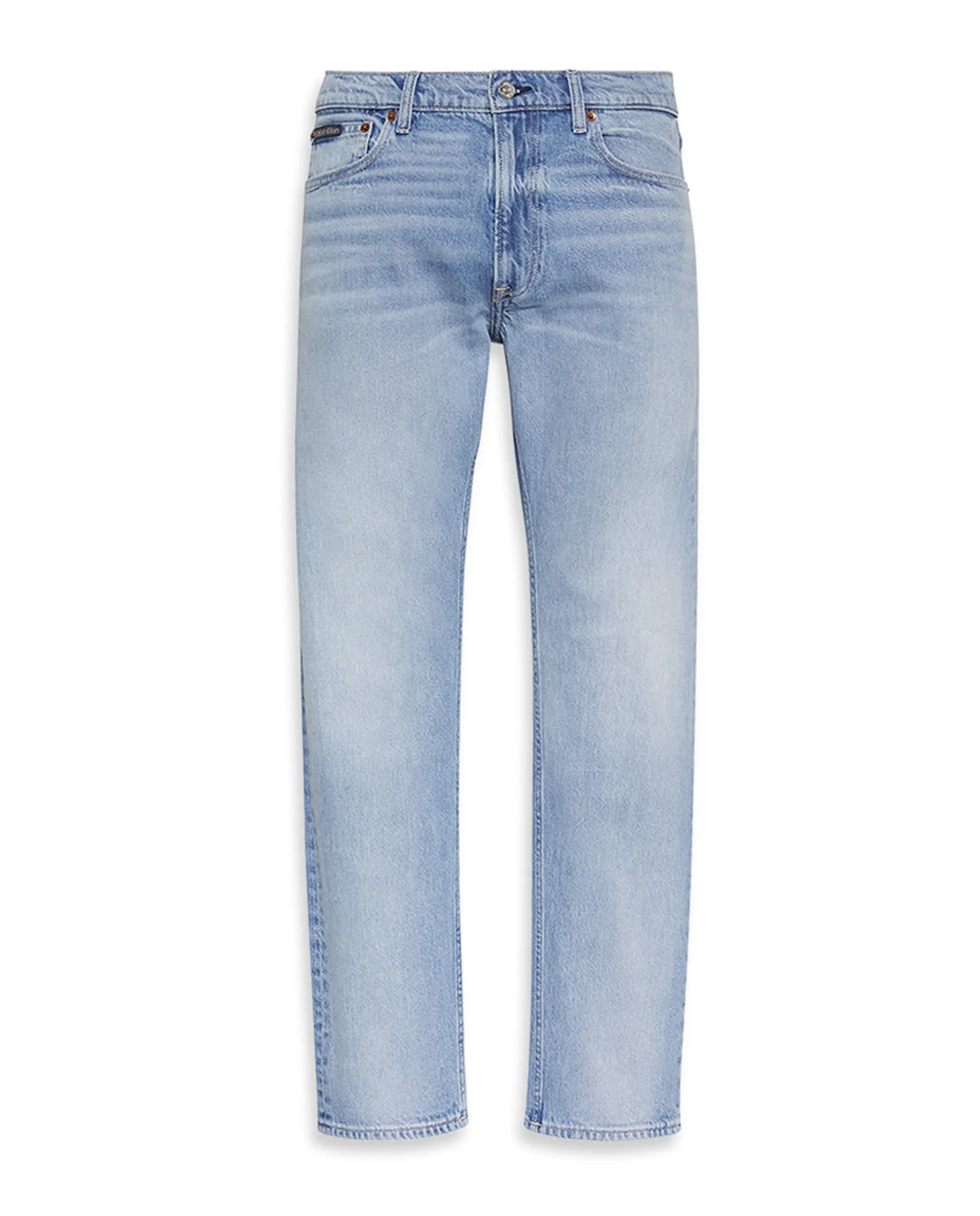 Ковбойские джинсы мужские облегающие прямые Calvin Klein, светло-голубой
Ковбойские джинсы мужские облегающие прямые Calvin Klein, светло-голубой