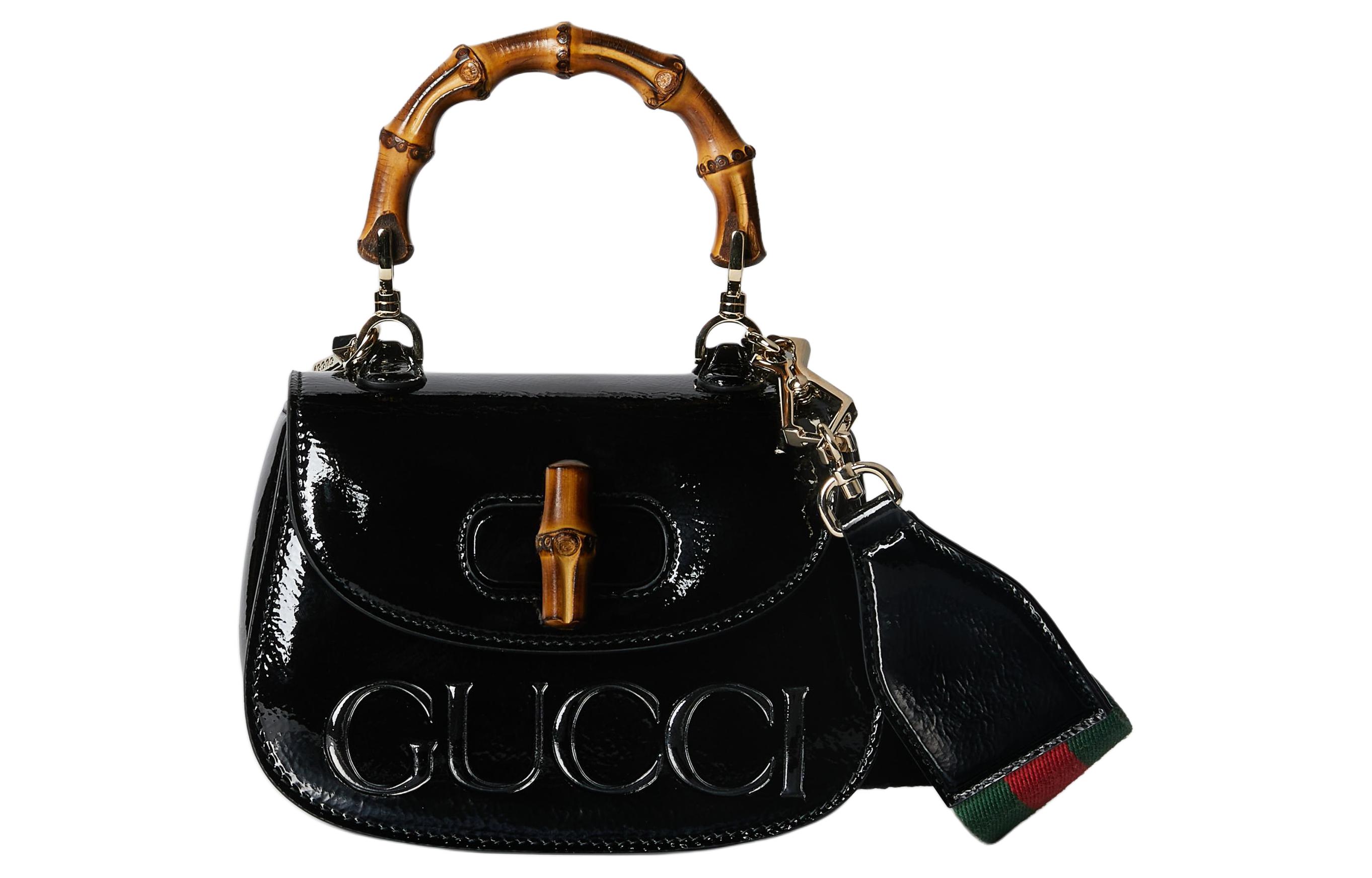 Кожаная мини-сумка через плечо черная GUCCI
Кожаная мини-сумка через плечо черная GUCCI