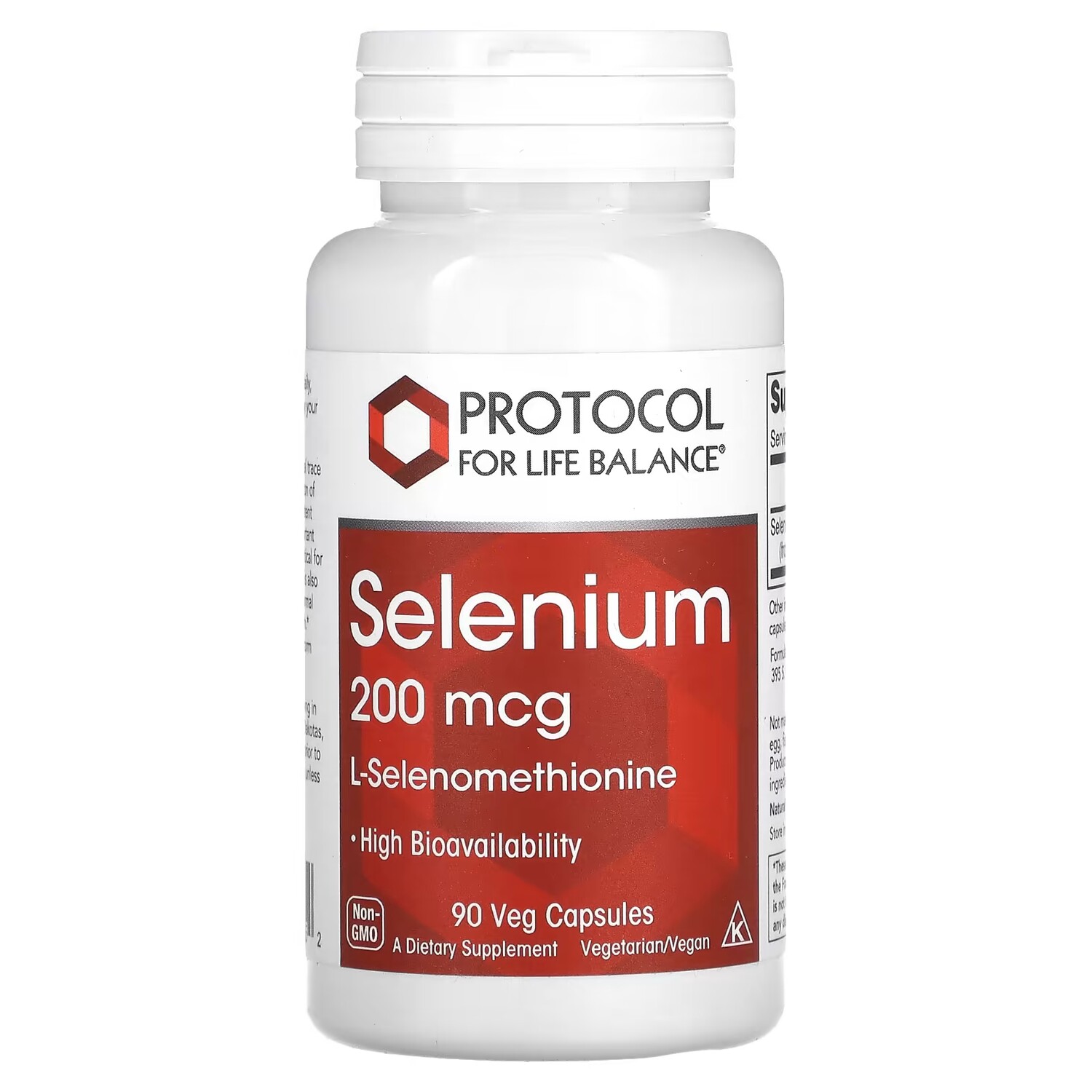 Добавка Protocol for Life Balance Selenium 200 мкг, 90 растительных капсул
Добавка Protocol for Life Balance Selenium 200 мкг, 90 растительных капсул