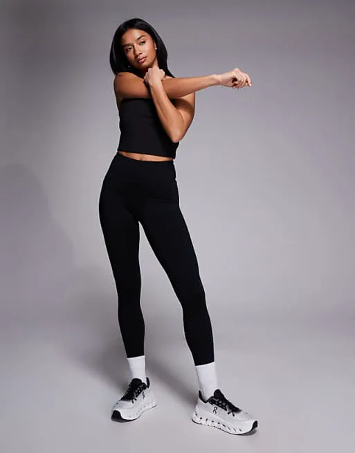 4505 Черные спортивные леггинсы с завышенной талией и внутренним карманом Petite Icon active bumculpt
4505 Черные спортивные леггинсы с завышенной талией и внутренним карманом Petite Icon active bumculpt