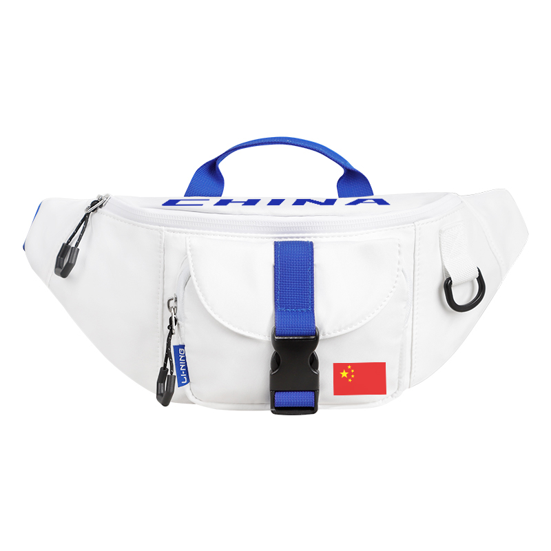 LINING Полиэстеровый поясной рюкзак унисекс бело-черный, White
LINING Полиэстеровый поясной рюкзак унисекс бело-черный, White